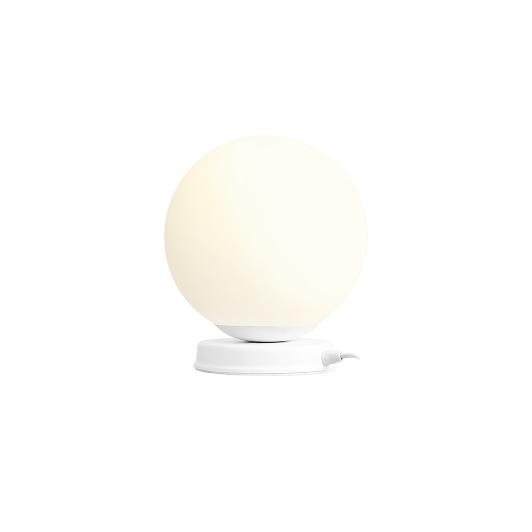 Desk Lamp Aldex Ball White M Glass Globe 20 cm E27 1076B_M