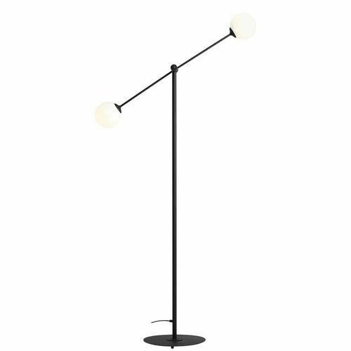 Skontrolujte Stojacia lampa Aldex Ohio čierna kov/sklo 1081A1