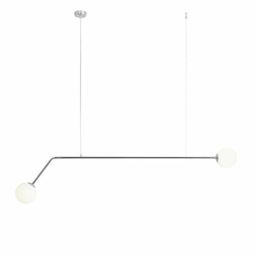 Skontrolujte Závesné svietidlo Aldex Pure Chrome 2xE14 150 cm SKU 1064H4