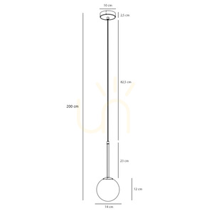 Závesná lampa Aldex Bosso Mini 14 zlatá E14 1087XXS30 small 2