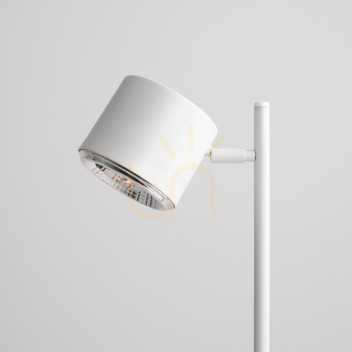Skontrolujte Biela kovová stolová lampa Aldex Bot GU10-AR111 47 cm 1046B