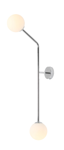 Skontrolujte Nástenné svietidlo Aldex Pure Chrome E14 LED 2x40W 1064D4_2