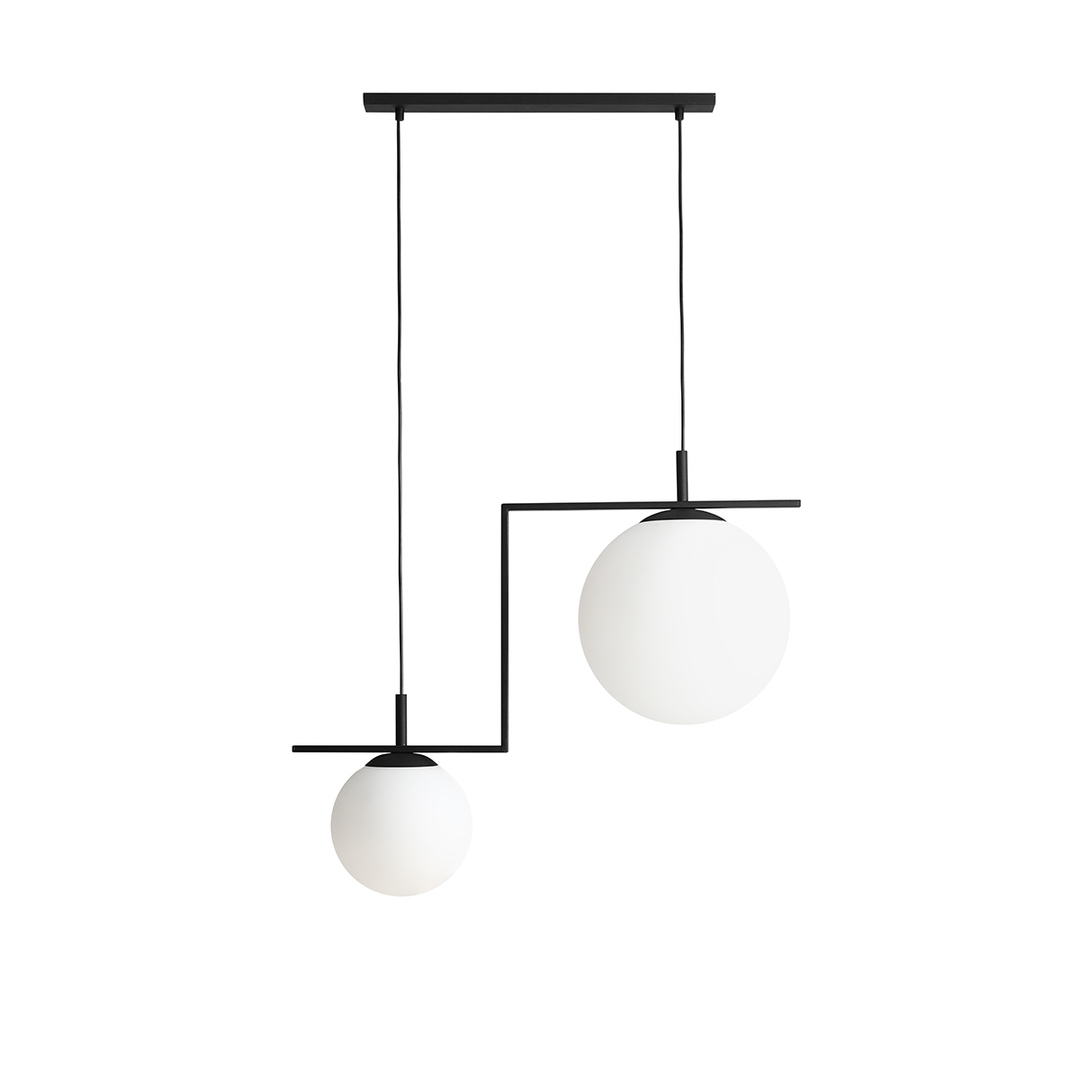 Skontrolujte Závesná lampa Aldex Zac 2 čierna matná E27 2x60W SKU 1038H1_2 Závesná lampa Aldex Zac 2 čierna matná E27 2x60W SKU 1038H1_2