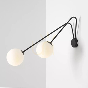Nástenné svietidlo Aldex Holm L čierne, 2×E14, 72 cm, 1082D1_L small 3
