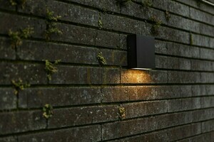 Vonkajšie nástenné svietidlo Lutec GEMINI XF LED 9,2 W čierne 11 cm 5104002012 small 1