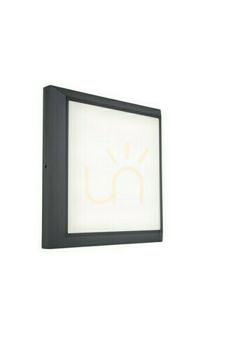 Skontrolujte Vonkajšie nástenné svietidlo Lutec HELENA 5102101118 LED 20W antracit 22x22 cm
