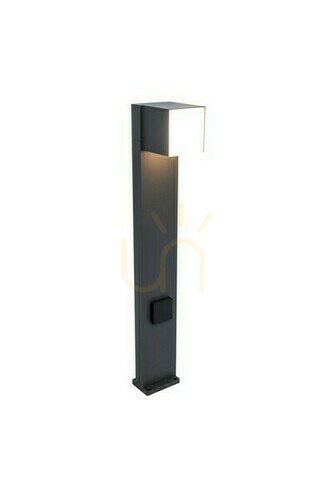 Skontrolujte Vonkajšie stojace svetlo Lutec CUBA LED 12W 75 cm antracitové IP54