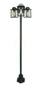Vonkajšie stojace svetlo Lutec Kelsey 7273606012 čierne 191 cm 3xE27 small 0