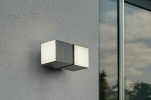 Vonkajšie nástenné svietidlo Lutec CUBA LED 23W 1000 lm antracit 5193808118 small 2