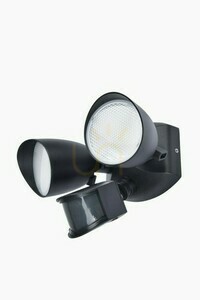 Bezpečnostný reflektor so snímačom pohybu Lutec SHRIMP 7622222012 LED 20 W 1700 lm čierny small 0