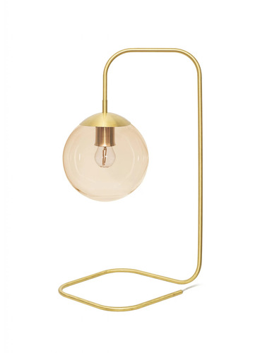 Skontrolujte Stolová lampa Muna Square 1/25 Lister Amber
