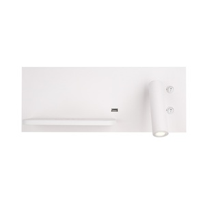 Nástenné svietidlo Max Light Superior W0291L biele 9W USB indukčná nabíjačka small 0