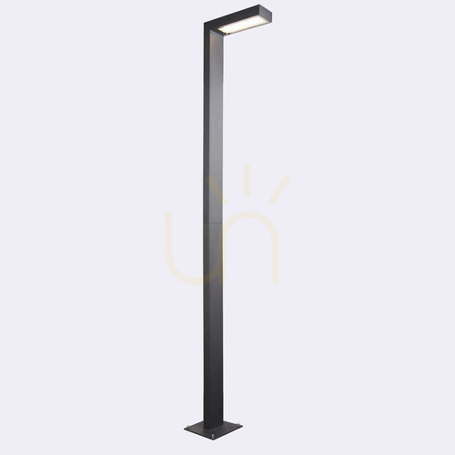 Skontrolujte Záhradná LED lampa NORLYS Asker Pole PRO 1366GR grafitová RAL 7016 216 cm 7,9 W 3000 K