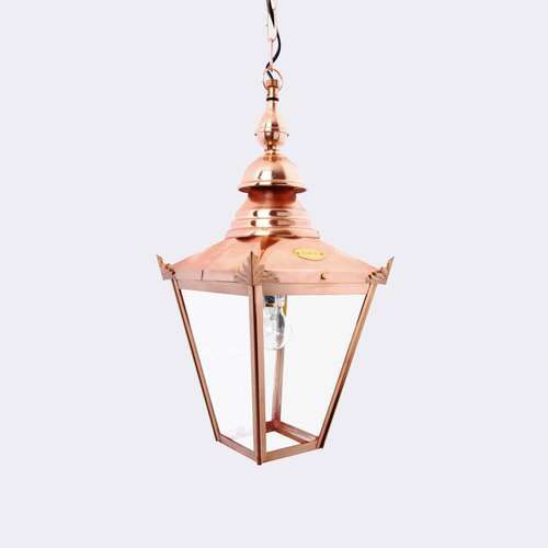 Skontrolujte CHELSEA 961CO medená vonkajšia závesná lampa E27 - NORLYS
