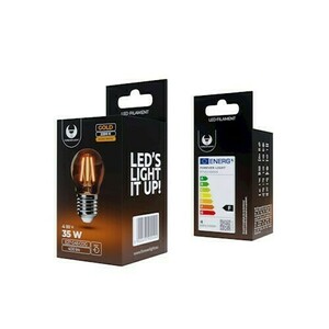 LED žiarovka pre girlandy zlatá 4W 2200K 400lm small 1