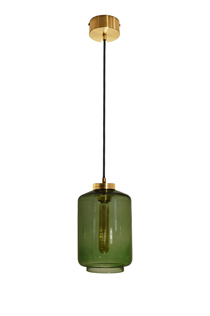 Štýlová závesná lampa Famlight Leyte z nehrdzavejúcej ocele