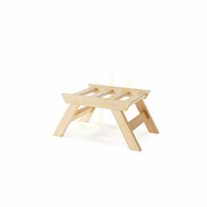 Puf WoodMan Allegro béžový bukové drevo WUA-00492 small 1