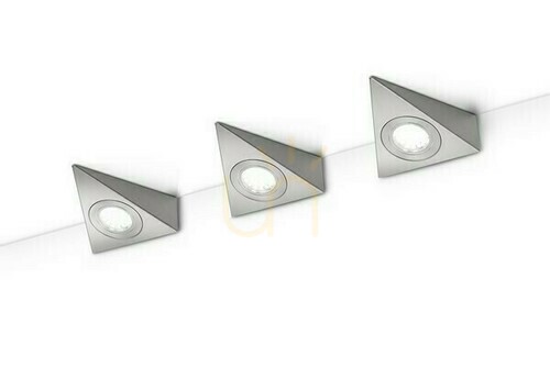 Skontrolujte Súprava 3 LED svietidiel pod skrinky Trio ECCO 273370307 – matný nikel