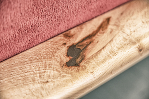 Manželská posteľ WoodMan LOFT 140 × 200 z bukového dreva, prírodný ľanový olej, WUA-01249 small 4