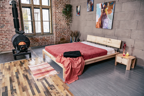 Skontrolujte Posteľ Loft 180x200 WoodMan bukové drevo prírodná WUA-01255