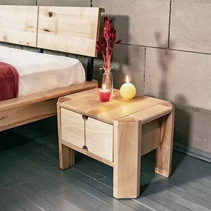 Nočný stolík WoodMan Loft z masívneho bukového dreva 50×38×35 cm WUA-01258 small 2