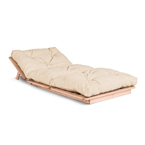Futon pohovka WoodMan Layti 90 bukové drevo krémová WUA-00879 small 1
