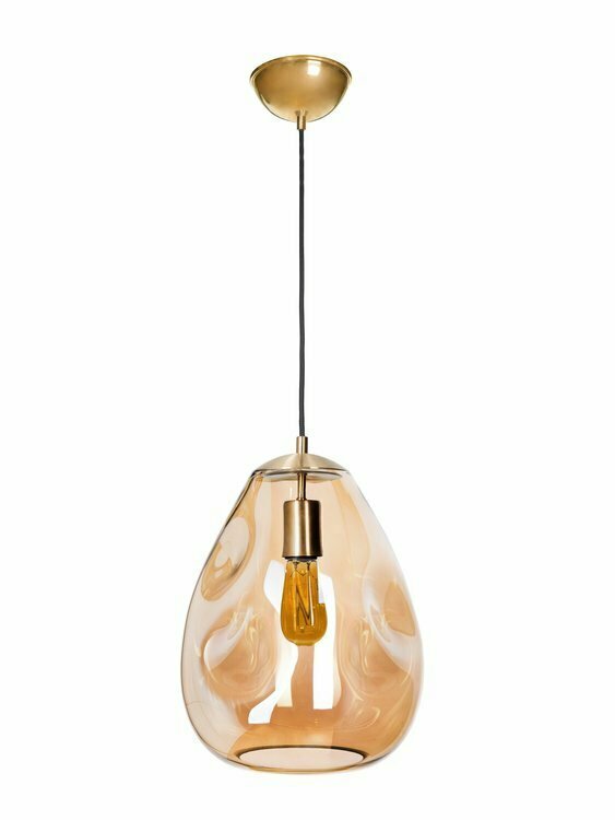 vyhliadka Štýlová závesná lampa Storm L lister mosadz, patina Štýlová závesná lampa Storm L lister mosadz, patina