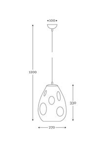 Štýlová závesná lampa Storm L lister mosadz, patina 4 Štýlová závesná lampa Storm L lister mosadz, patina small 4