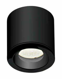 Stropné svietidlo Max Light FORM C0216 čierne – IP65, 1xGU10 max 50W, kov, Ø8 x 8 cm, do kúpeľne aj von small 0