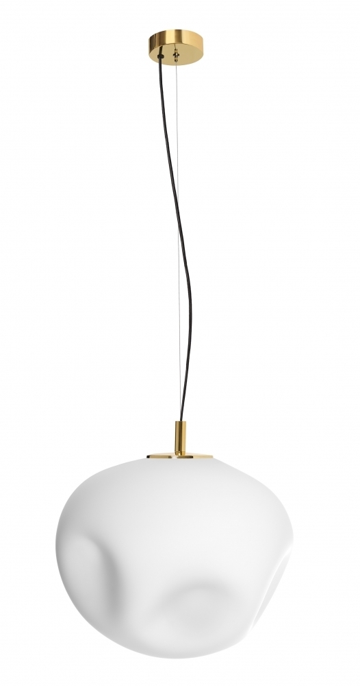 Skontrolujte KASPA CLOE L zlatá/biela jednoduchá závesná lampa KASPA CLOE L zlatá/biela jednoduchá závesná lampa