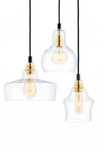 KASPA LONGIS 3 Zlatá závesná lampa small 1