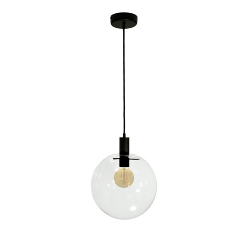 Skontrolujte Štýlová závesná lampa Muna set 1 transparentná meď/mosadz/patina