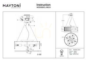 Plafón RECINTO MOD080CL-08CH Maytoni small 6