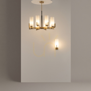 Luster Maytoni Fortano MOD089PL-08BS, čierny a mosadzný, 8 × E27, Ø76 cm small 3