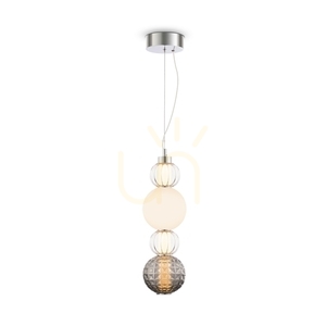 Závesné svietidlo COLLAR Maytoni P069PL-L17CH3K LED 17W 950 lm 3000K chróm sklo 169 cm small 6