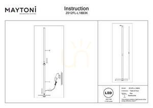 Stojacia lampa RAY Z012FL-L18B3K Maytoni small 8