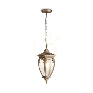 Vonkajšie závesné svietidlo FLEUR O414PL-01GB IP44 Maytoni small 1