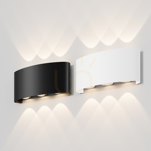 Vonkajšie nástenné svietidlo Maytoni Strato O417WL-L6B3K čierne LED 6 W 3000 K IP54 small 5