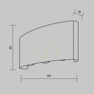 Vonkajšie nástenné svietidlo Maytoni Strato O417WL-L6B3K čierne LED 6 W 3000 K IP54 small 9