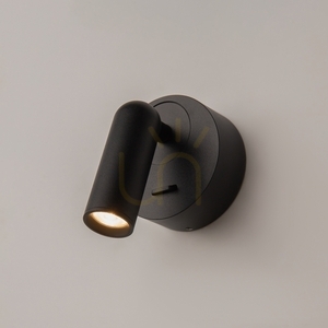 Čierne LED nástenné svietidlo Maytoni MIRAX C038WL-L3B3K, 3,2 W, 3032 K small 1