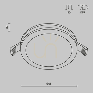 PHANTON DL303-L12B zapustené svietidlo Maytoni small 7