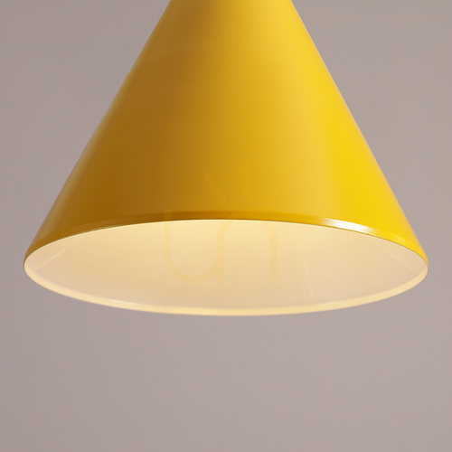 Skontrolujte Závesné svietidlo Aldex Form Mustard, horčicovožlté, kovové, E27, 24 cm, 1108G14