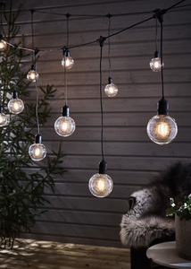 Vonkajšia svetelná reťaz Markslojd Garden 24 Deco 10 LED čierna 7,3 m 108021 small 1