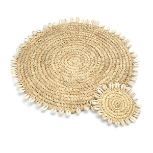 Prestieranie Bazar Bizar Raffia Shell – prírodné small 2