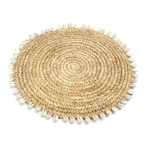 Skontrolujte Podložka Raffia Shell - prírodná