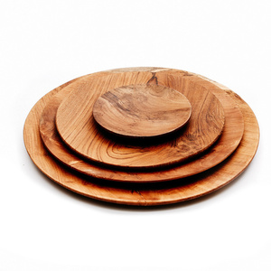 Okrúhly tanier Teak Root - L small 9