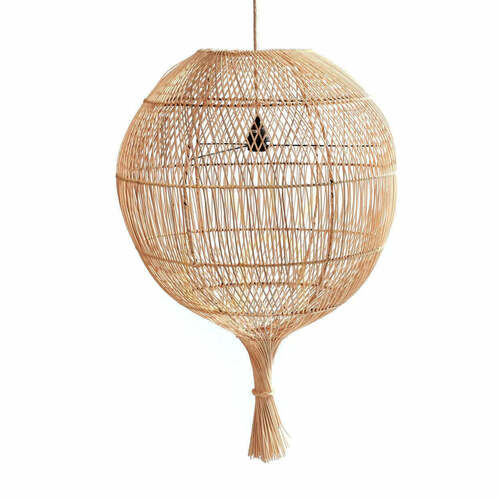 Skontrolujte Ratanové tienidlo Bazar Bizar Wonton, prírodné, 50 × 80 cm