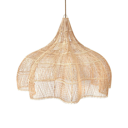 Skontrolujte Pletená kvetinová lampa - The Whipped XL, E27, ratan, veľká závesná lampa