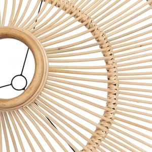 Závesná lampa na klobúk - The Sky Pendant XXL, E27, ratan, boho štýl small 6