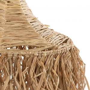 Ručne vyrobená závesná lampa - The Honolulu, E27, ratan, boho štýl small 4